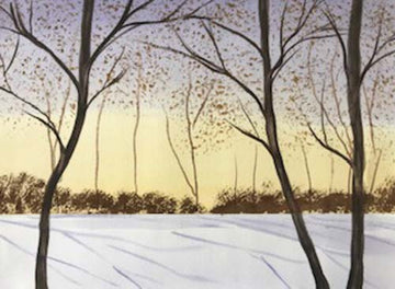 Winter scene - (original) / prints available (SOLD)