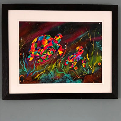 Little voyager- original (framed) / prints available