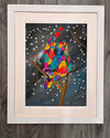 Whiskers in love  - original (framed) / prints available
