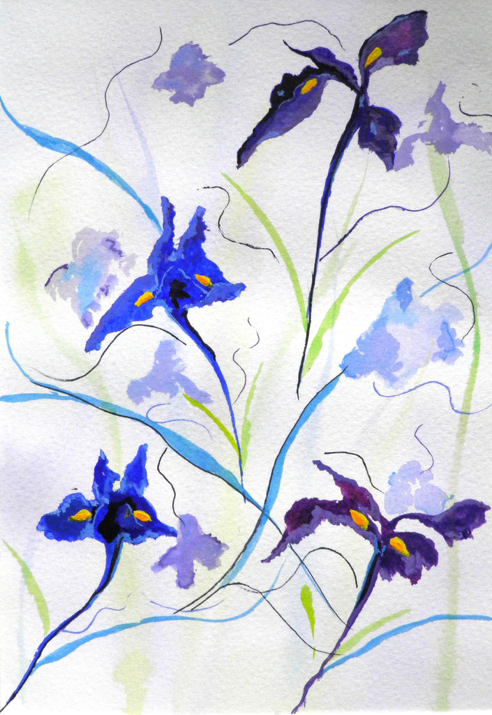 Dainty Irises - limited edition 