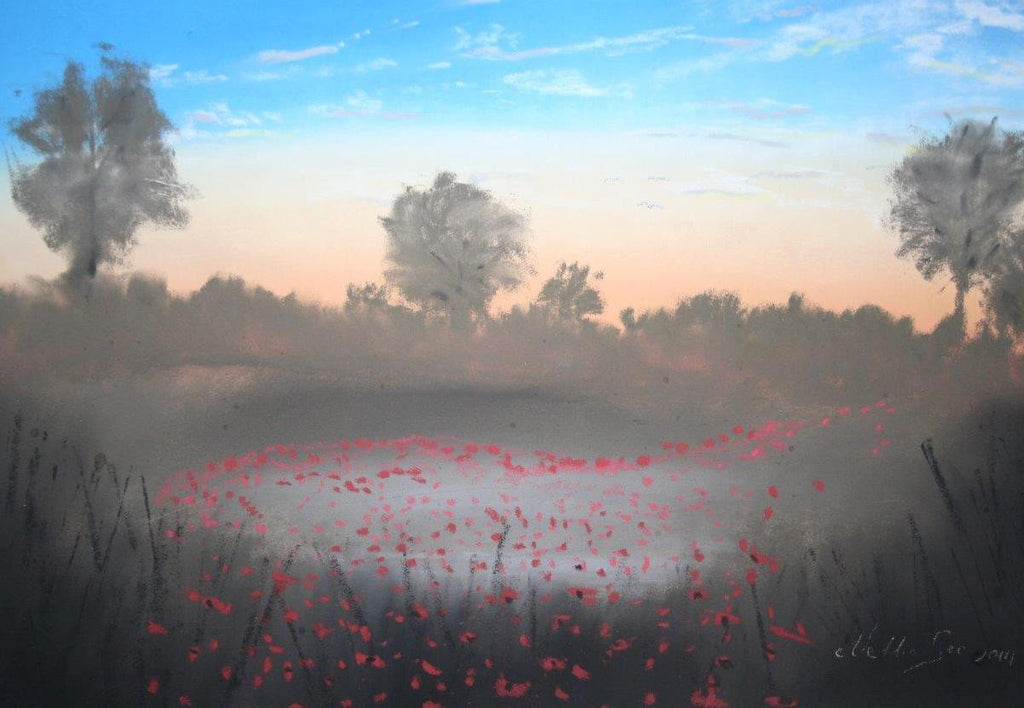 Poppies in the mist - limited edition 
