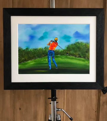 Swing - original (framed) / prints available (SOLD)